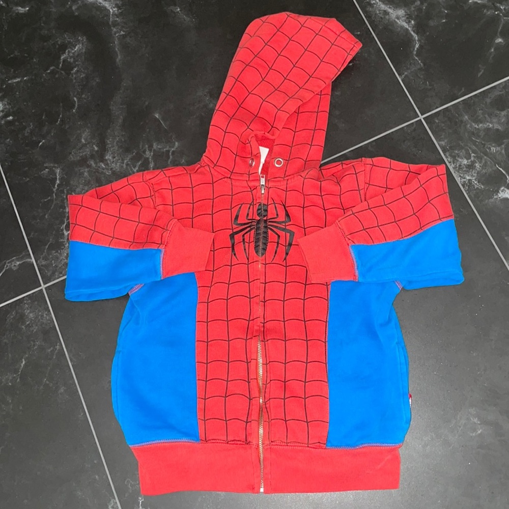 DISNEY - Kids Spider-Man Zip Hoodie